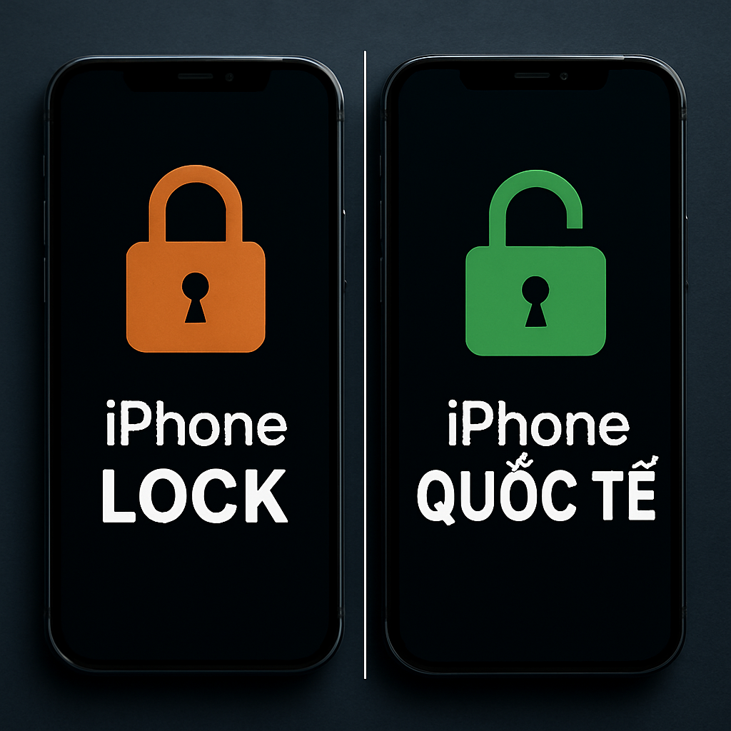 Cách phân biệt iPhone lock và iPhone quốc tế khi mua máy cũ tại Thái Bình