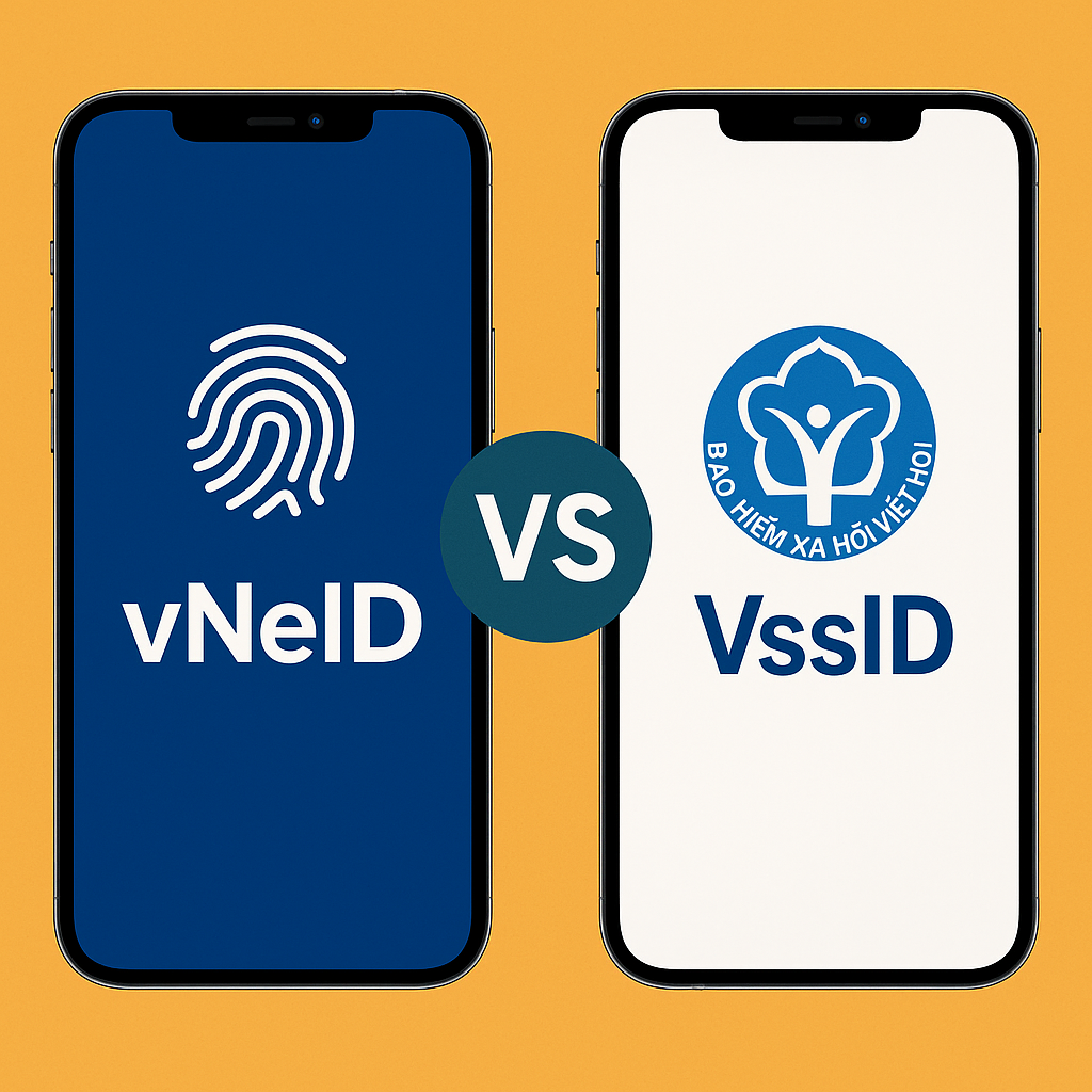 So sánh vNeID và VssID – Nên dùng ứng dụng nào trên iPhone?