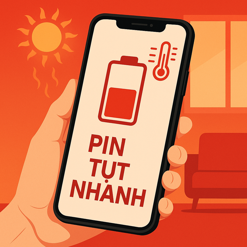 Tại sao pin điện thoại mau tụt khi trời nóng? Cách xử lý đơn giản nhưng cực hiệu quả