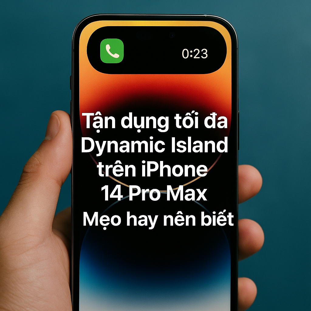 Tận dụng tối đa Dynamic Island trên iPhone 14 Pro Max – Mẹo hay không thể bỏ lỡ