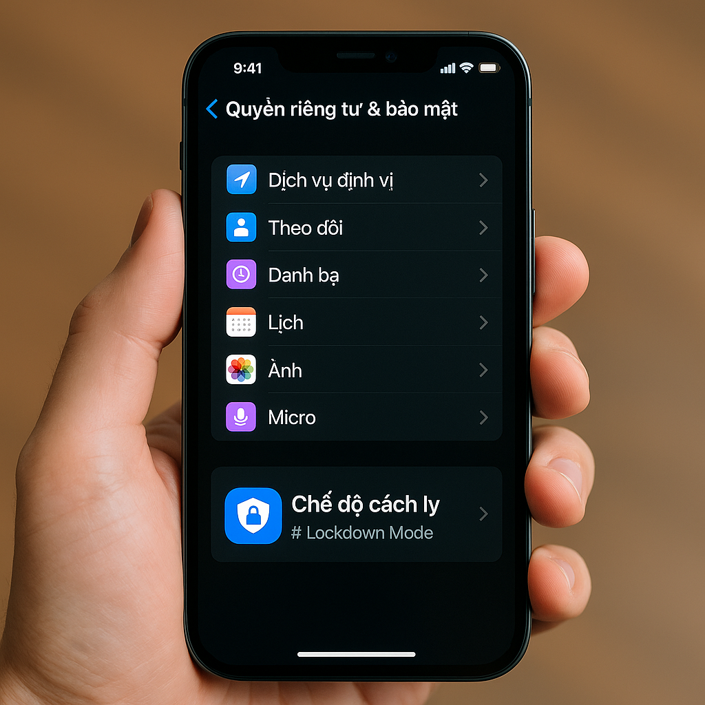 Tăng cường bảo mật iPhone bằng Chế độ cách ly – Cách bật và lưu ý cần biết 2025