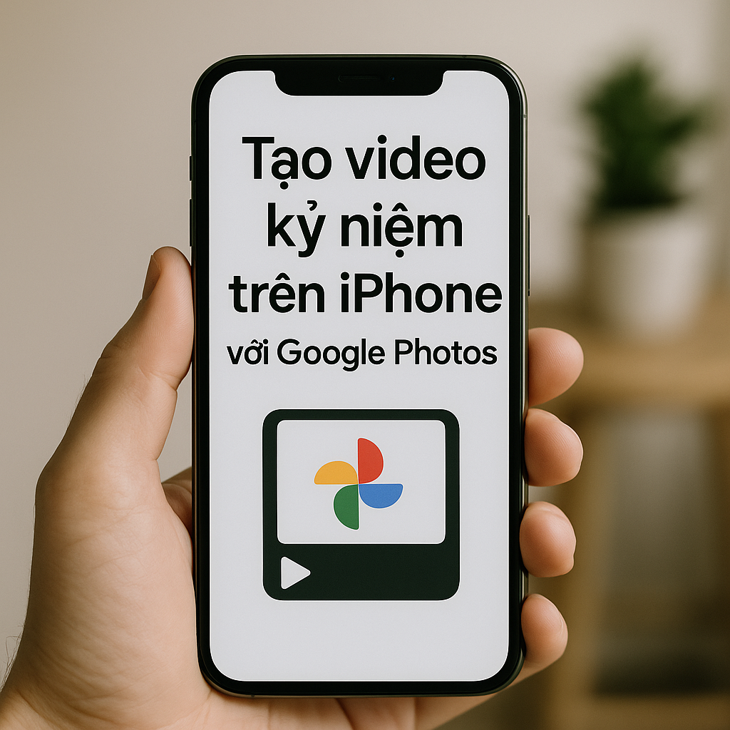 Tạo video kỷ niệm trên iPhone với Google Photos chỉ bằng vài thao tác
