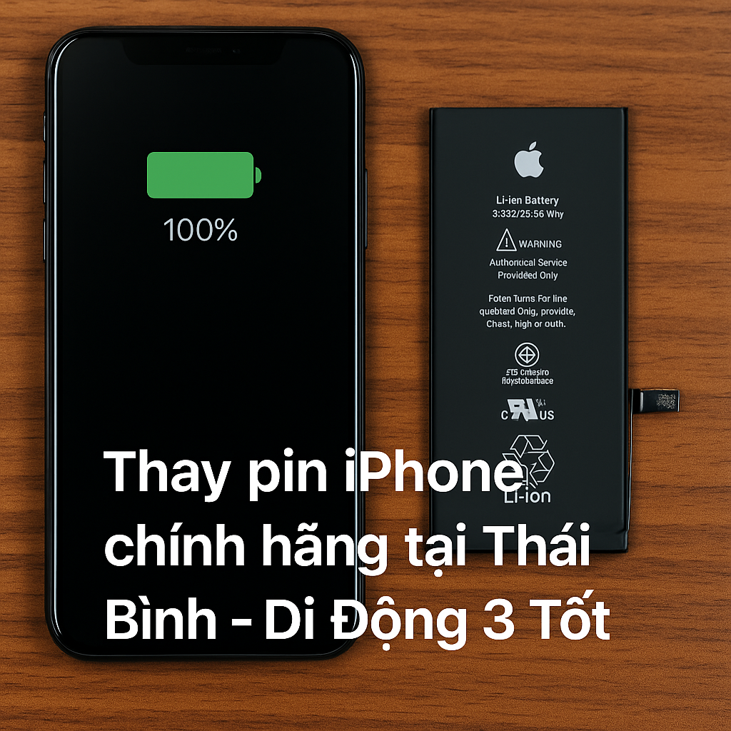 Vì sao nên thay pin iPhone chính hãng? 7 lý do không thể bỏ qua