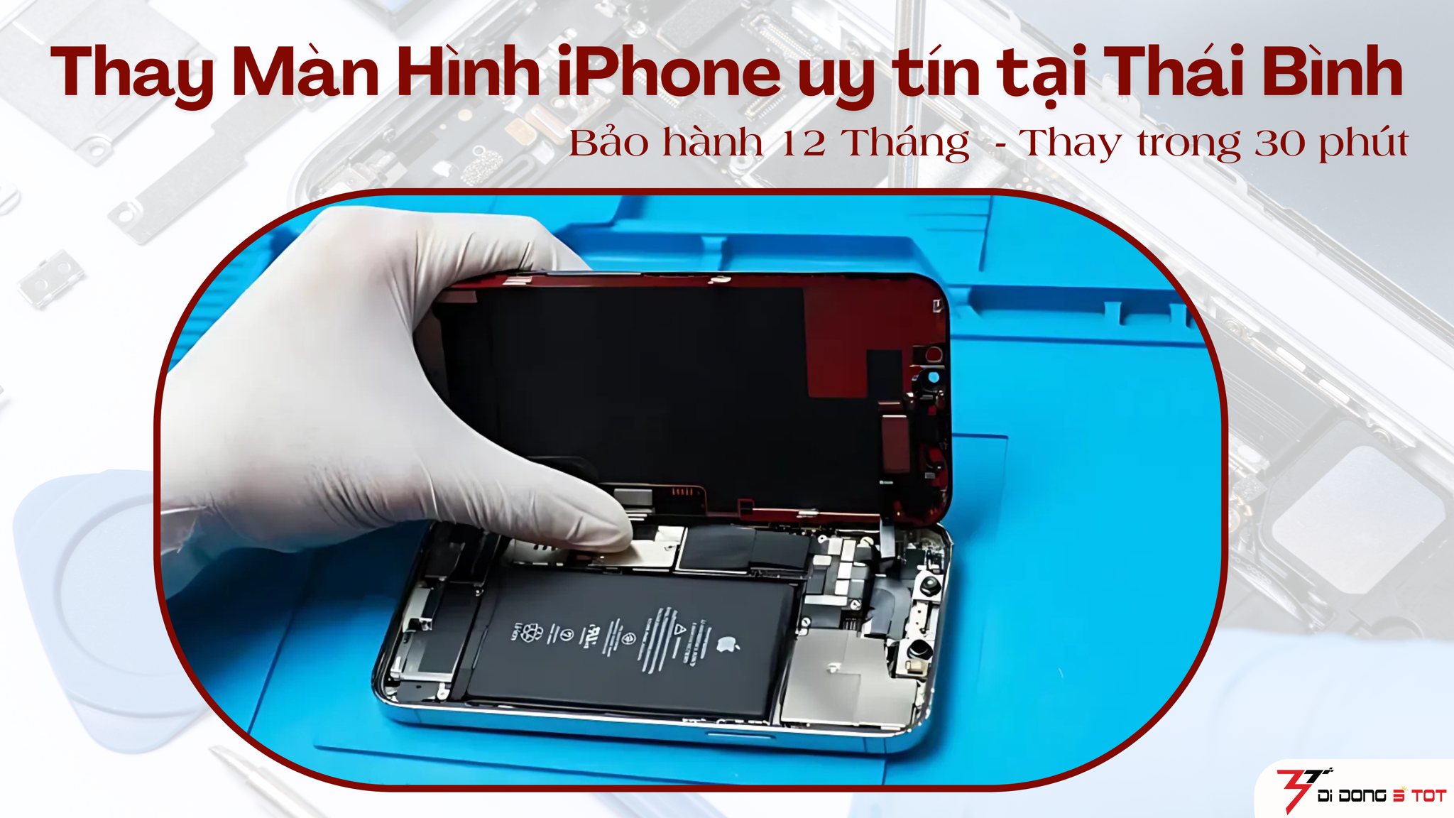Thay Màn Hình iPhone uy tín tại Thái Bình - Chất lượng chuẩn zin, giá tốt nhất
