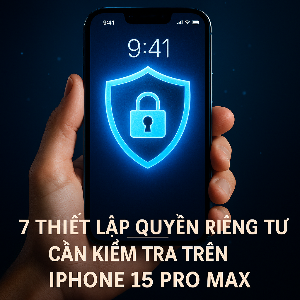 Thiết lập quyền riêng tư trên iPhone 15 Pro Max – 7 mục cần kiểm tra để bảo vệ thông tin cá nhân