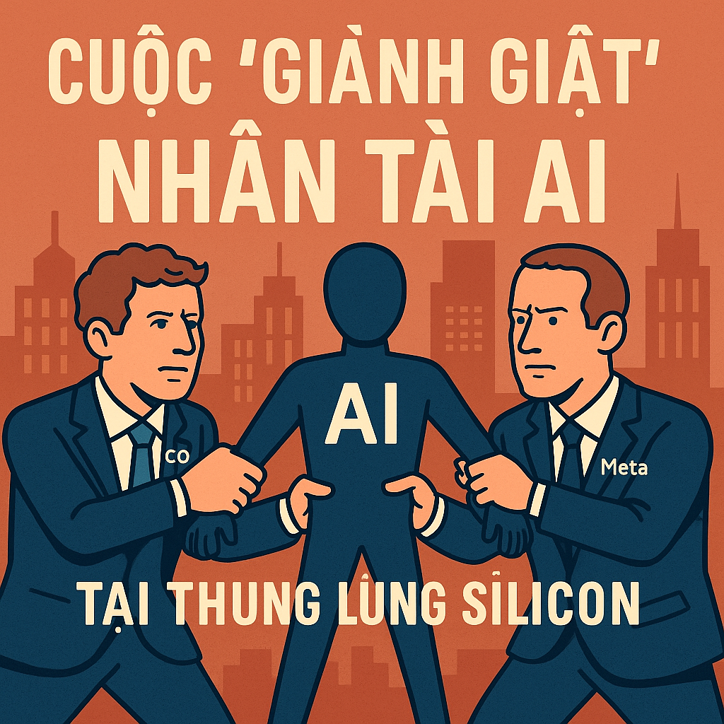 Thung lũng Silicon hỗn loạn vì “cuộc chiến” nhân tài AI: Meta, Google, OpenAI lao vào cuộc đua tỷ đô