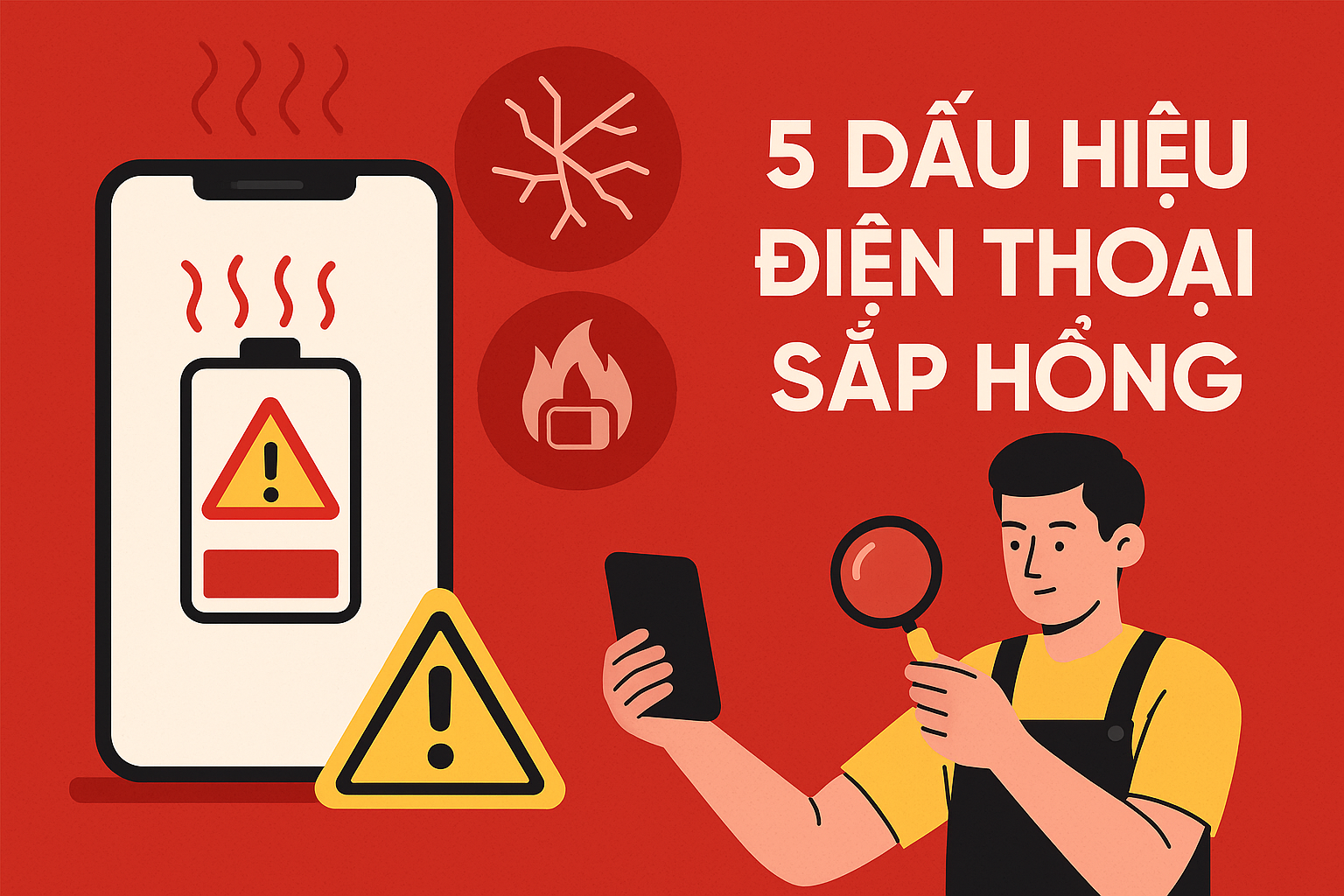 Top 5 dấu hiệu điện thoại sắp hỏng – Khi nào nên mang đi sửa ngay?