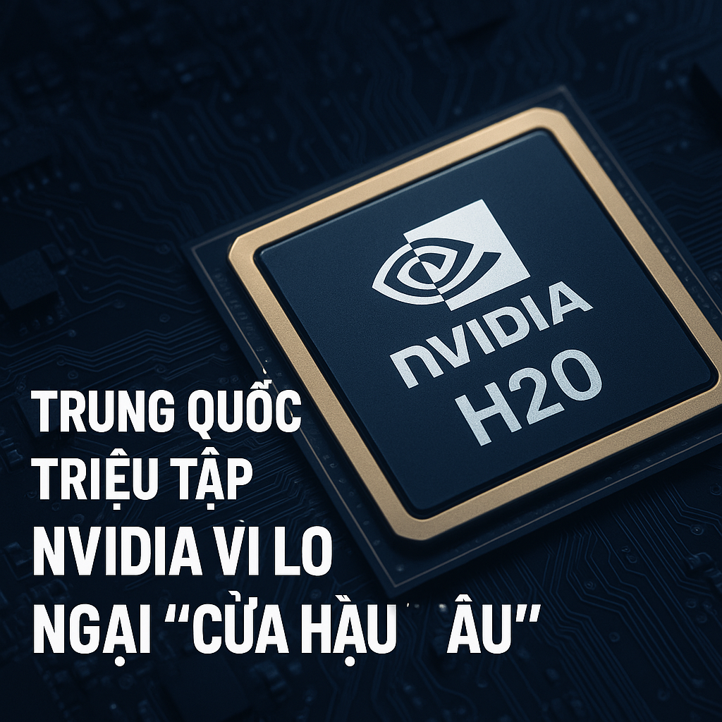 Trung Quốc Gây Áp Lực Lên Nvidia Vì Lo Ngại Chip H20 Có “Cửa Hậu” Theo Dõi Người Dùng