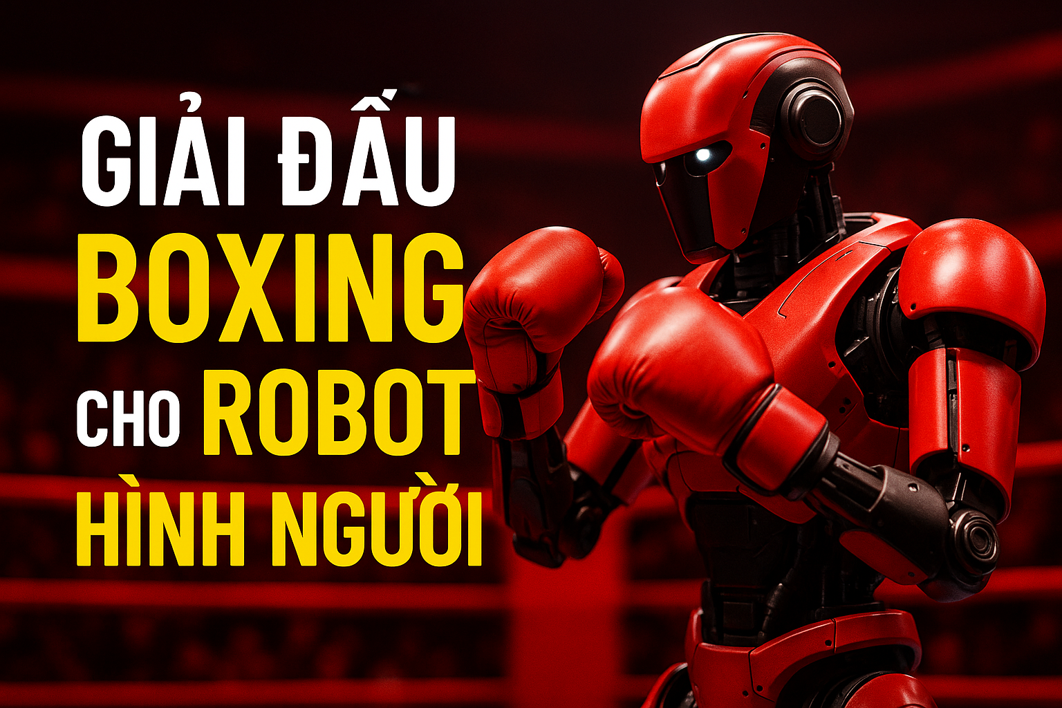 Trung Quốc tổ chức giải đấu boxing cho robot hình người – công nghệ AI lên sàn võ