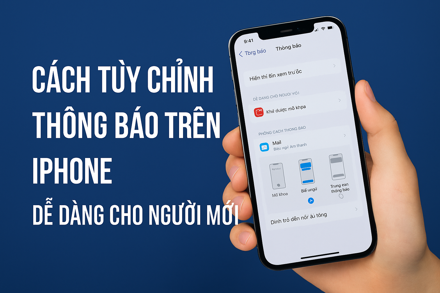Cách Tuỳ Chỉnh Thông Báo Trên iPhone Dễ Dàng Cho Người Mới