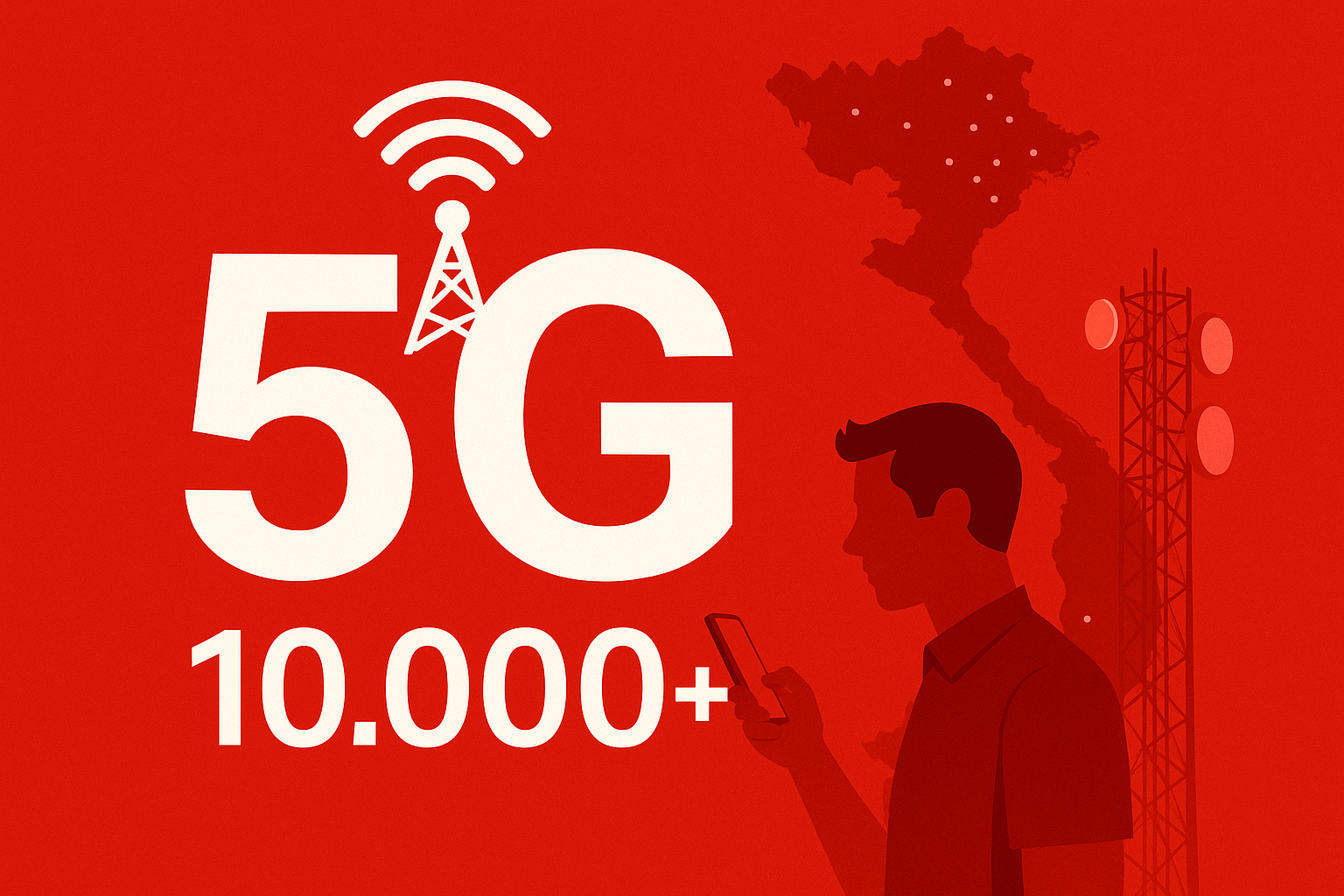 Việt Nam Bùng Nổ Hơn 10.000 Trạm 5G – Khách Hàng Tại Thái Bình Sẵn Sàng Trải Nghiệm!