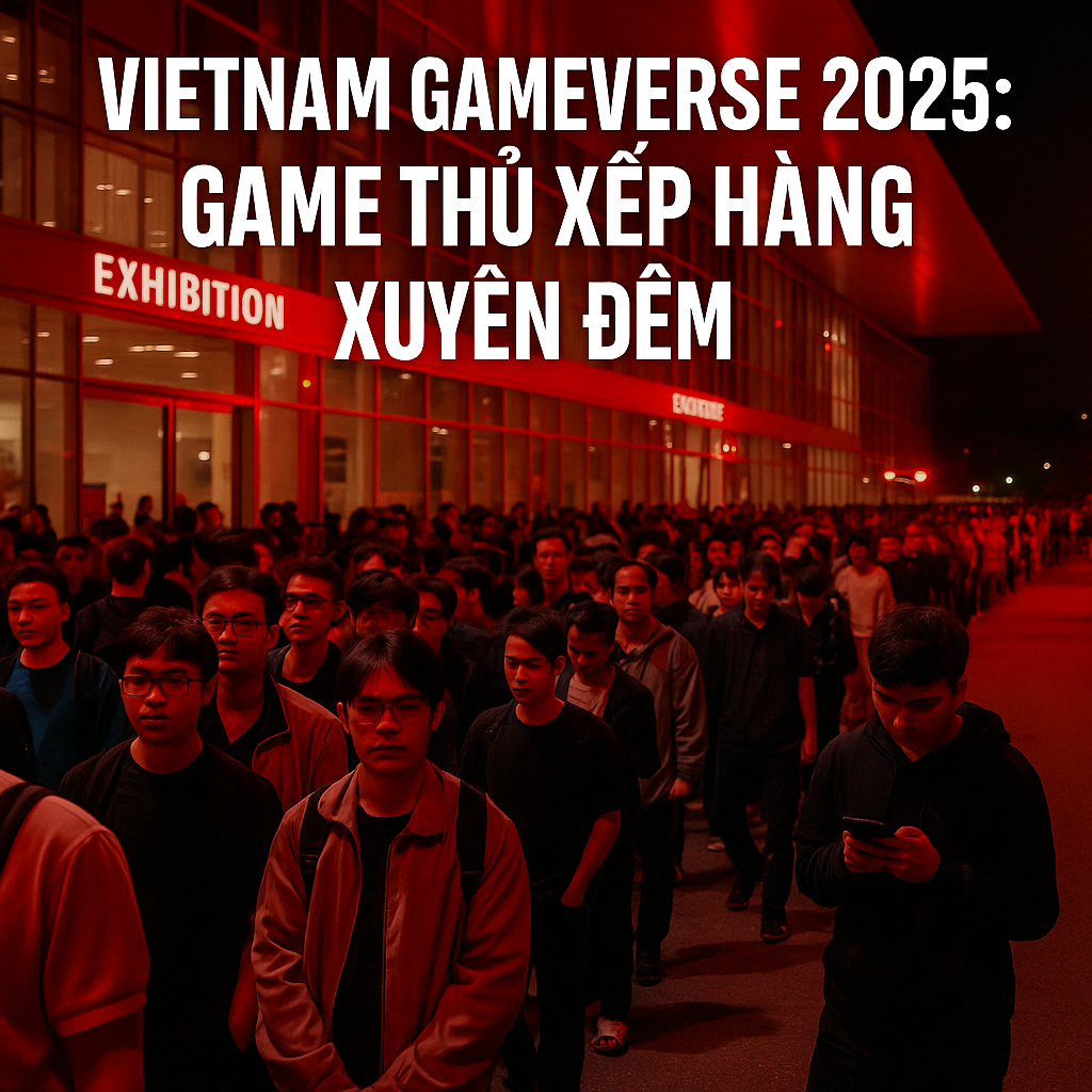 Vietnam GameVerse 2025: Game thủ xếp hàng xuyên đêm, bùng nổ ngày hội lớn nhất ngành game Việt
