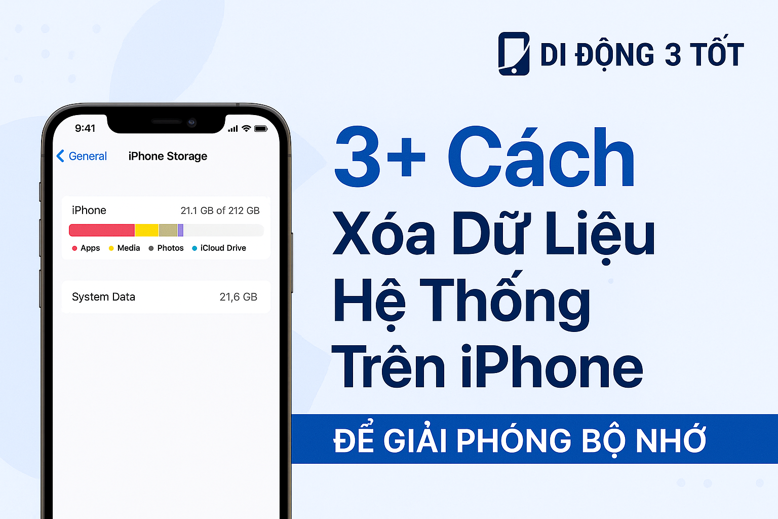 3+ Cách Xóa Dữ Liệu Hệ Thống Trên iPhone Giúp Giải Phóng Bộ Nhớ Hiệu Quả