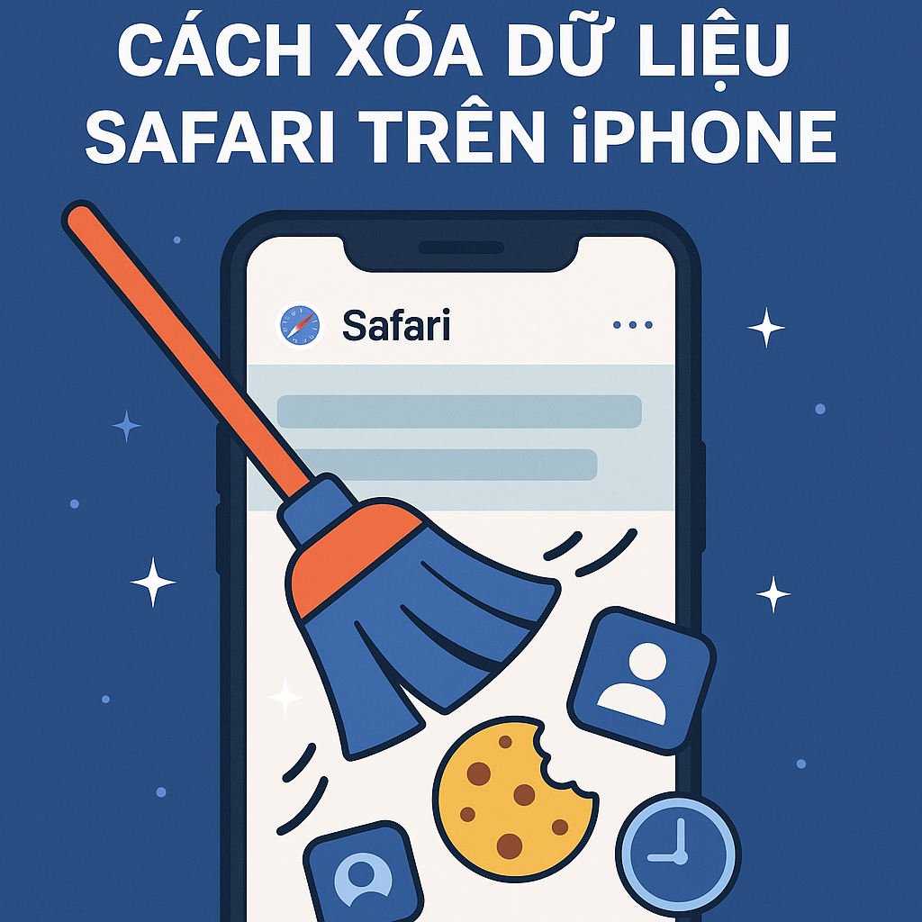 Cách Xóa Dữ Liệu Safari Trên iPhone Để Tăng Tốc và Bảo Mật Tối Ưu