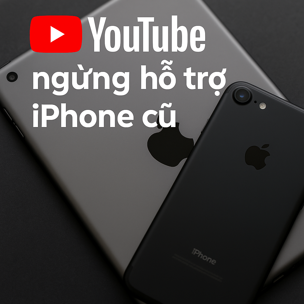 YouTube ngừng hỗ trợ iPhone 6s, 7 và nhiều iPad đời cũ – Di Động 3 Tốt khuyến nghị nâng cấp thiết bị