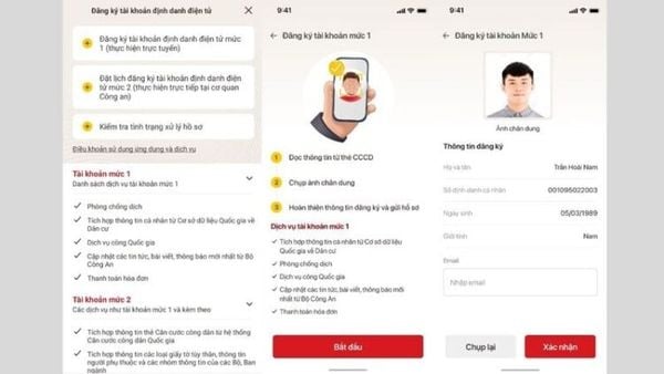 Hướng Dẫn Đăng Ký VNeID Mức 2 Trực Tuyến 2025 – Di Động 3 Tốt