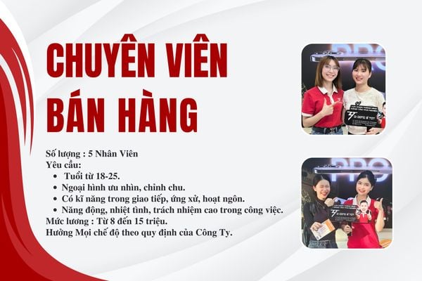TUYỂN DỤNG NHÂN SỰ TẠI DI ĐỘNG 3 TỐT – CƠ HỘI LÀM VIỆC CÙNG ĐỘI NGŨ TRẺ TRUNG, NĂNG ĐỘNG