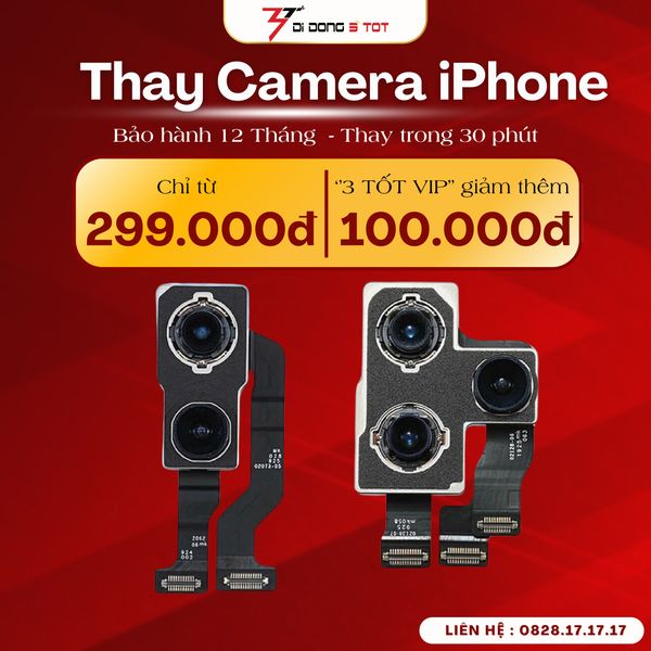 iPhone bị lỗi camera? Đây là cách khắc phục đơn giản – nhanh chóng tại Di Động 3 Tốt