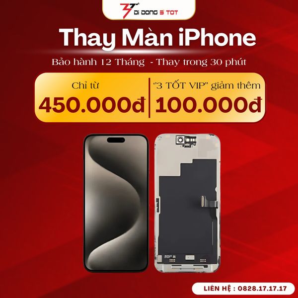 iPhone bị thay màn hình có sao không Có nên mua iPhone đã thay màn hình không? -  Di Động 3 Tổt