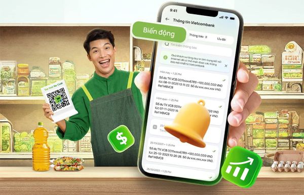 Hướng dẫn bật thông báo số dư bằng giọng nói trên Vietcombank- Di Động 3 Tốt