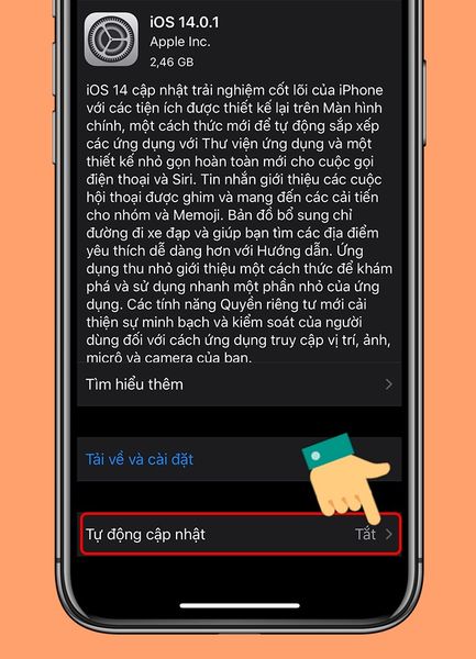 Cách bật, tắt tự cập nhật phần mềm và ứng dụng trên iPhone đơn giản