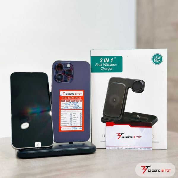 Đế Sạc Nhanh Đa Năng 3 Trong 1