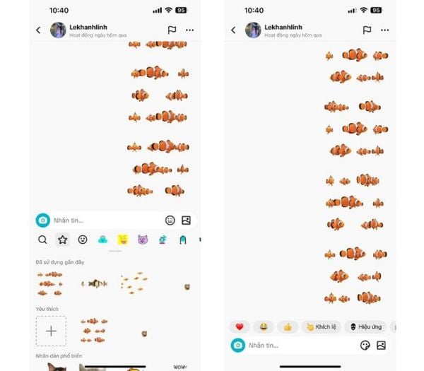 Cách lấy sticker con cá TikTok vui nhộn đang viral 2025