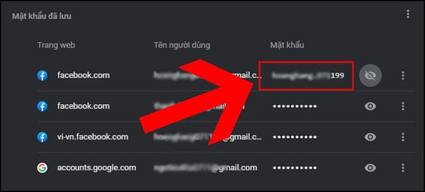 Cách xem mật khẩu đã lưu trên Google Chrome bằng điện thoại, máy tính đơn giản
