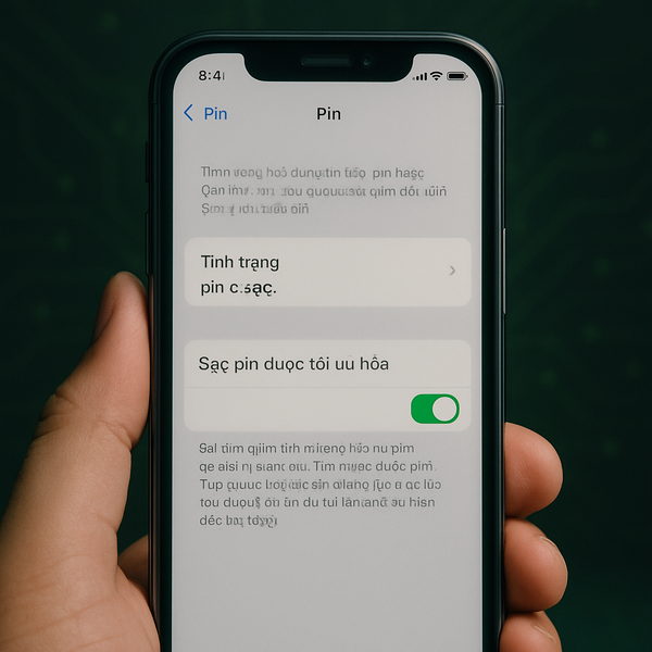 Bật chế độ sạc pin được tối ưu hóa
