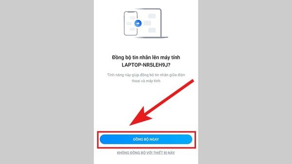 Cách đồng bộ tin nhắn Zalo - Di Động 3 Tốt