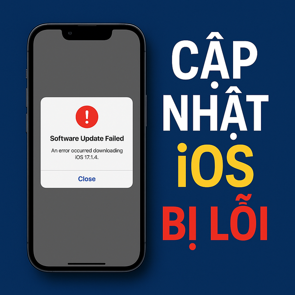 Cập nhật iOS bị lỗi
