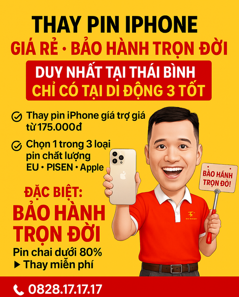 Dịch Vụ Sửa Chữa iPhone Chuyên Nghiệp tại Di Động 3 Tốt