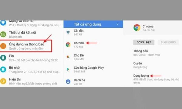 Hướng Dẫn 6 Cách Xóa Bộ Nhớ Đệm Trên Điện Thoại Samsung- Di Động 3 Tốt