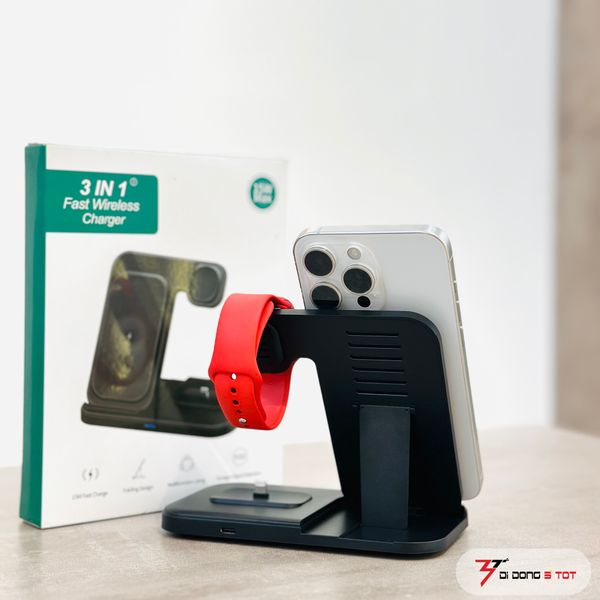 Đế Sạc Nhanh Đa Năng 3 Trong 1