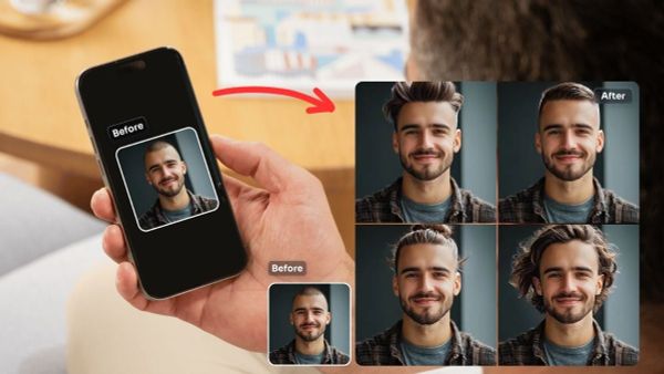 Top 6 ứng dụng quét khuôn mặt chọn kiểu tóc nam miễn phí, nên thử 2025