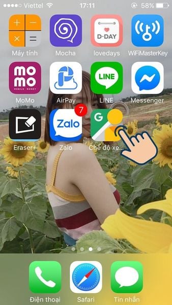 chế độ xem phố Google Maps trên điện thoại