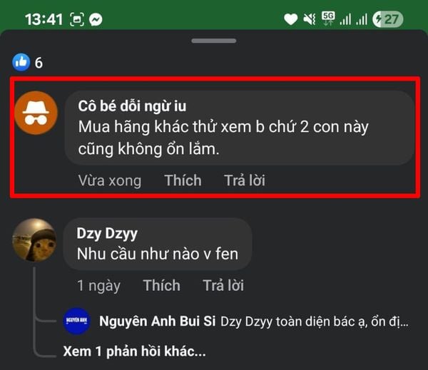 Cách bình luận bằng biệt danh trên Facebook