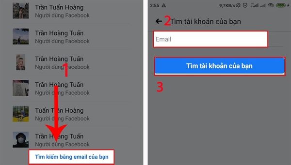2 Cách Lấy Lại Mật Khẩu Facebook Hiệu Quả Trên Điện Thoại - Hướng Dẫn Từ Di Động 3 Tốt