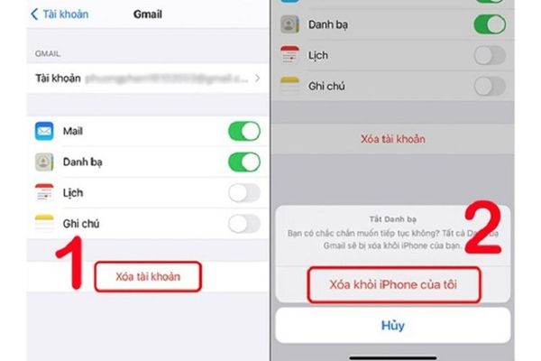 Cách đăng xuất tài khoản Google trên điện thoại iPhone, Android
