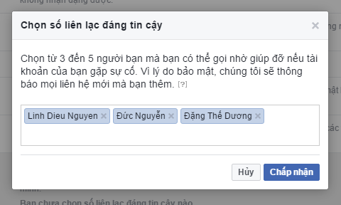 Khôi Phục Tài Khoản Qua Bạn Bè Tin Cậy