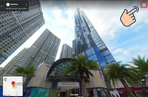 chế độ xem phố Google Maps trên điện thoại