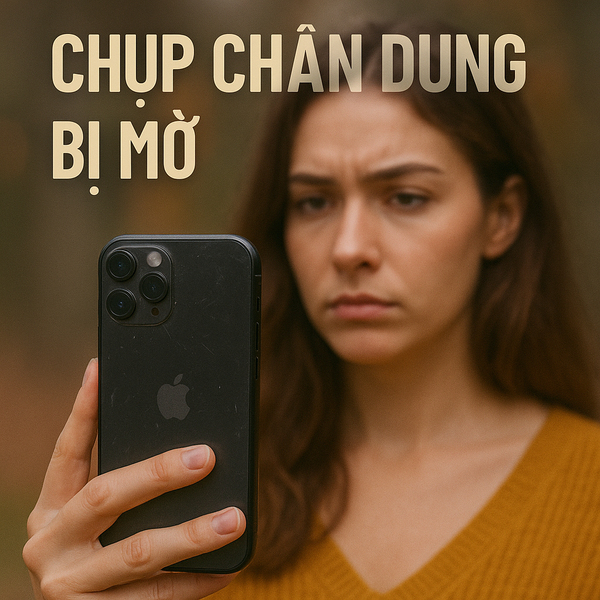 iPhone Chụp Chân Dung Bị Mờ