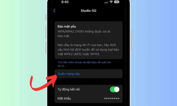 Kết Nối Lại Mạng Wi-Fi Gần Nhất