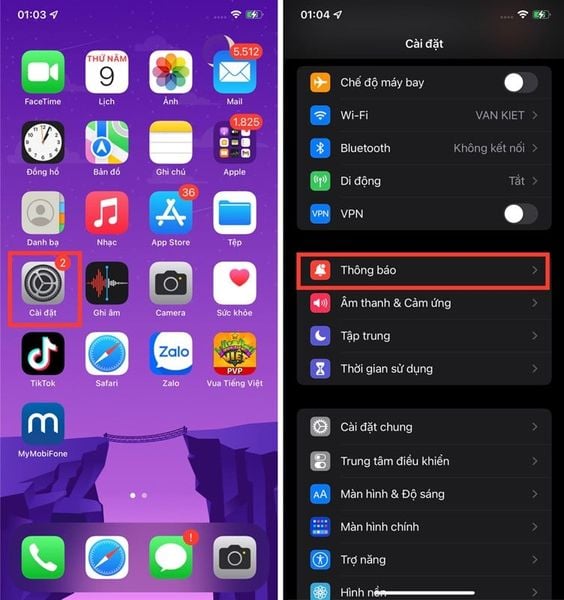iPhone Không Nhận Thông Báo Ứng Dụng 6 Nguyên Nhân & Cách Khắc Phục Tại Nhà - Di Động 3 Tốt