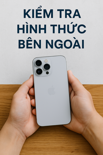Kiểm tra hình thức bên ngoài iPhone cũ tại Thái Bình – mặt lưng, camera, khung viền trước khi mua