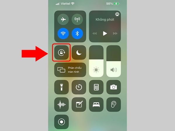 Cách bật xoay màn hình iPhone 12
