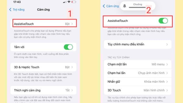 Hướng dẫn cách bật, tắt nút Home ảo trên iPhone cực đơn giản, dễ dàng