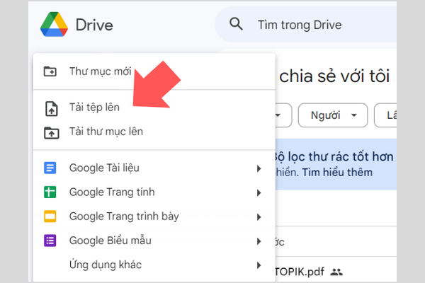 Cách Up File Lên Google Drive Của Người Khác