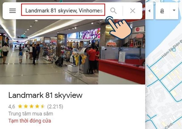 chế độ xem phố Google Maps trên điện thoại