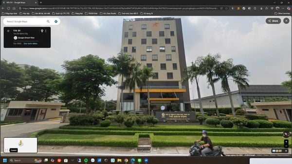 chế độ xem phố Google Maps trên điện thoại
